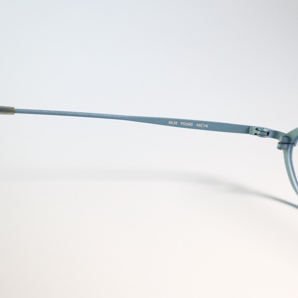 Bevel BRTQ Japan 8536 Pound 49-18 135 eyeglasses red blue slim frame N13 - Picture 5 of 13